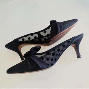 Cute kitten heel mule
